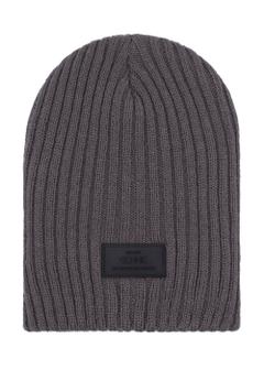 Men's gray winter hat CZAMT-0011-9B(Z26)