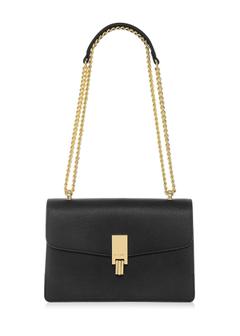 Black women's handbag on a chain TOREC-1023-99(W25)