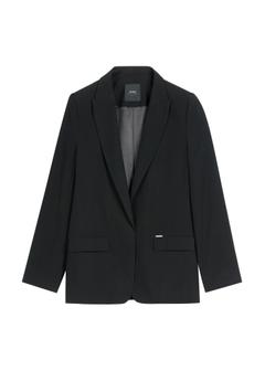 Women's black jacket ZAKDT-0031A-99(W26)