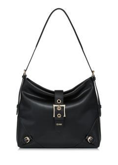 Black women's shopper bag TOREC-0950-99(Z24)