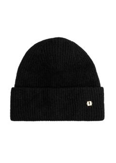 Women's woolen cap in black CZADT-0201-99(Z25)