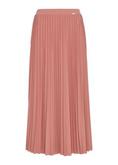 Women's pink pleated skirt SPCDT-0096-32(Z24)