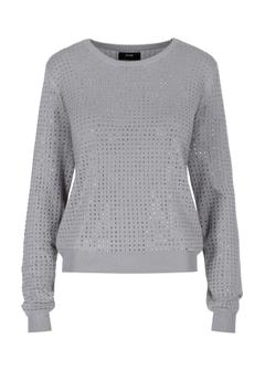 Women's grey sweater SWEDT-0193-91(Z23)