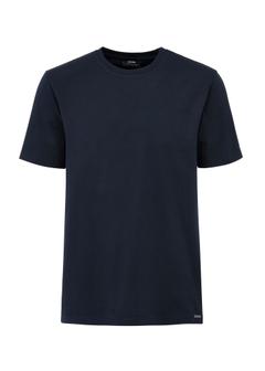 Navy blue men's basic t-shirt TSHMT-0110-68(Z24)