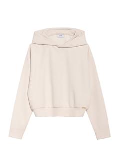 Light beige women's hoodie BLZDT-0118-80(Z25)