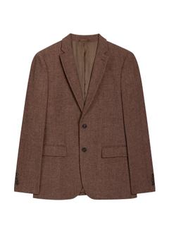 Brown men's wool jacket MARMT-0026-1I(Z26)