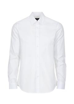 White elegant men's shirt KOSMT-0322-11(Z24)