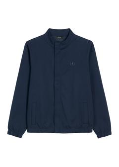 Navy blue men's zippered sweatshirt BLZMT-0072-7E(W26)