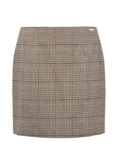 Women's checkered skirt SPCDT-0099-99(Z24)