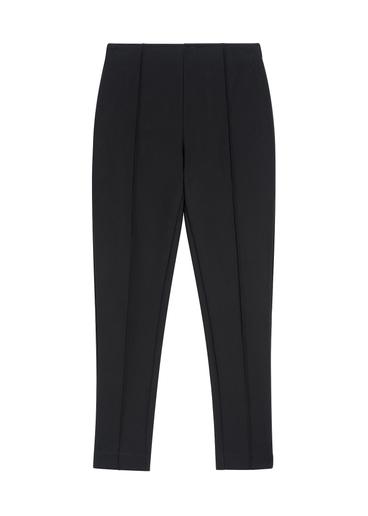 Black fitted women's trousers SPODT-0096-99(Z26)