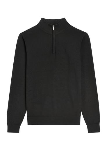 Black men's sweater SWEMT-0174-99(Z26)