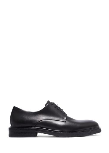 Black leather men's shoes BUTYM-0553-99(Z26)