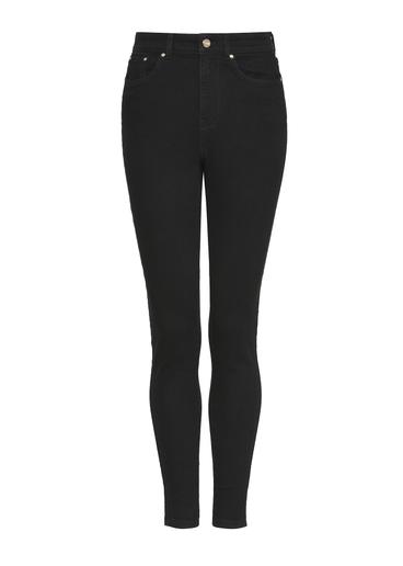 Black women's denim pants JEADT-0010A-99(Z26)