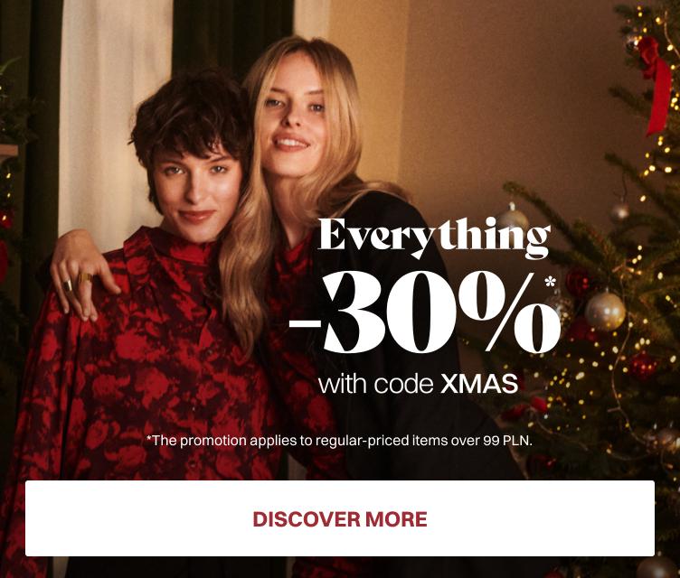 WSZYSTKO minimum -30% z kodem XMAS