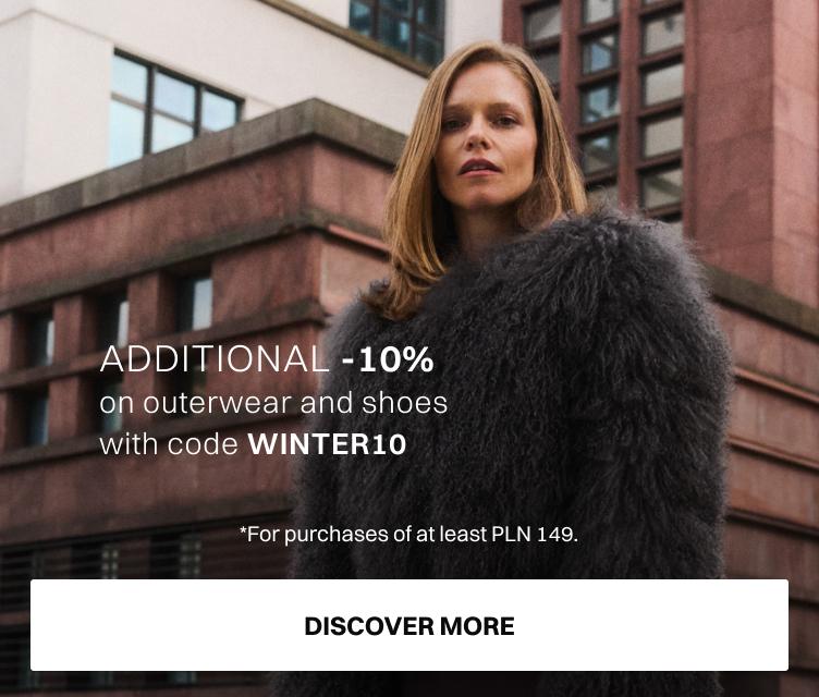 dodatkowe -10% na okrycia wierzchnie i buty