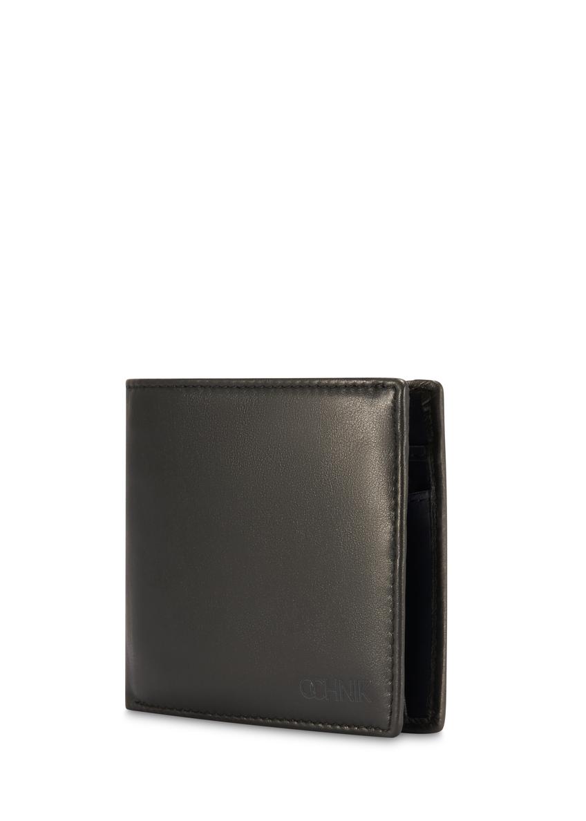 Black leather men's wallet PORMS-0627A-98(Z25)
