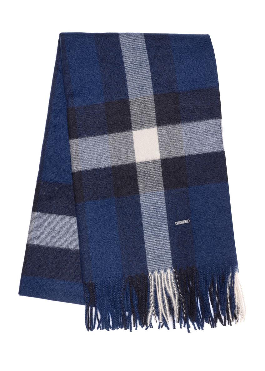 Men's winter checkered scarf SZAMT-0078-7I(Z26)