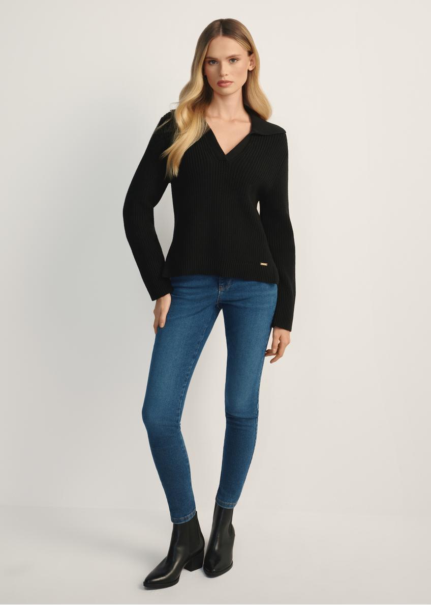 Blue denim women's pants JEADT-0010A-61(Z25)