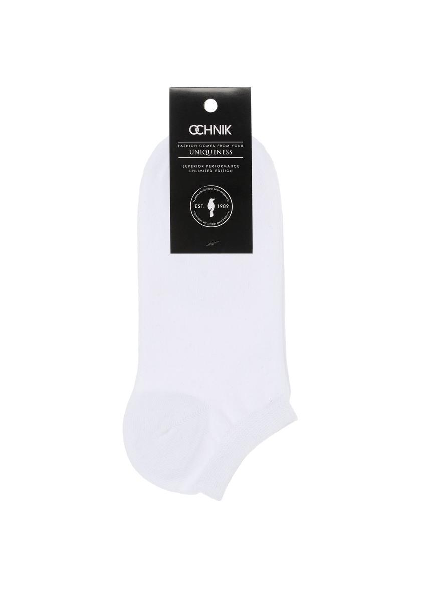 Men's short white socks SKAMT-0151B-11(W25)