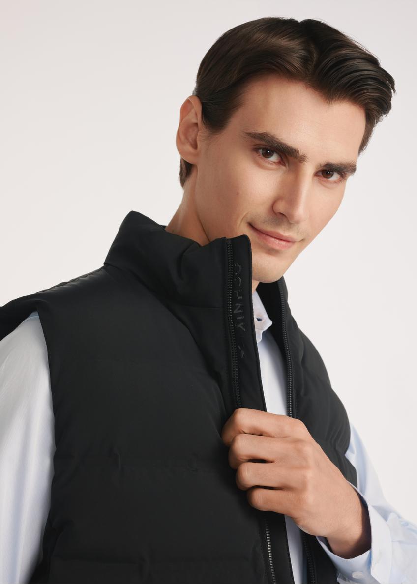 Black men's vest KAMMT-0008-99(Z25)