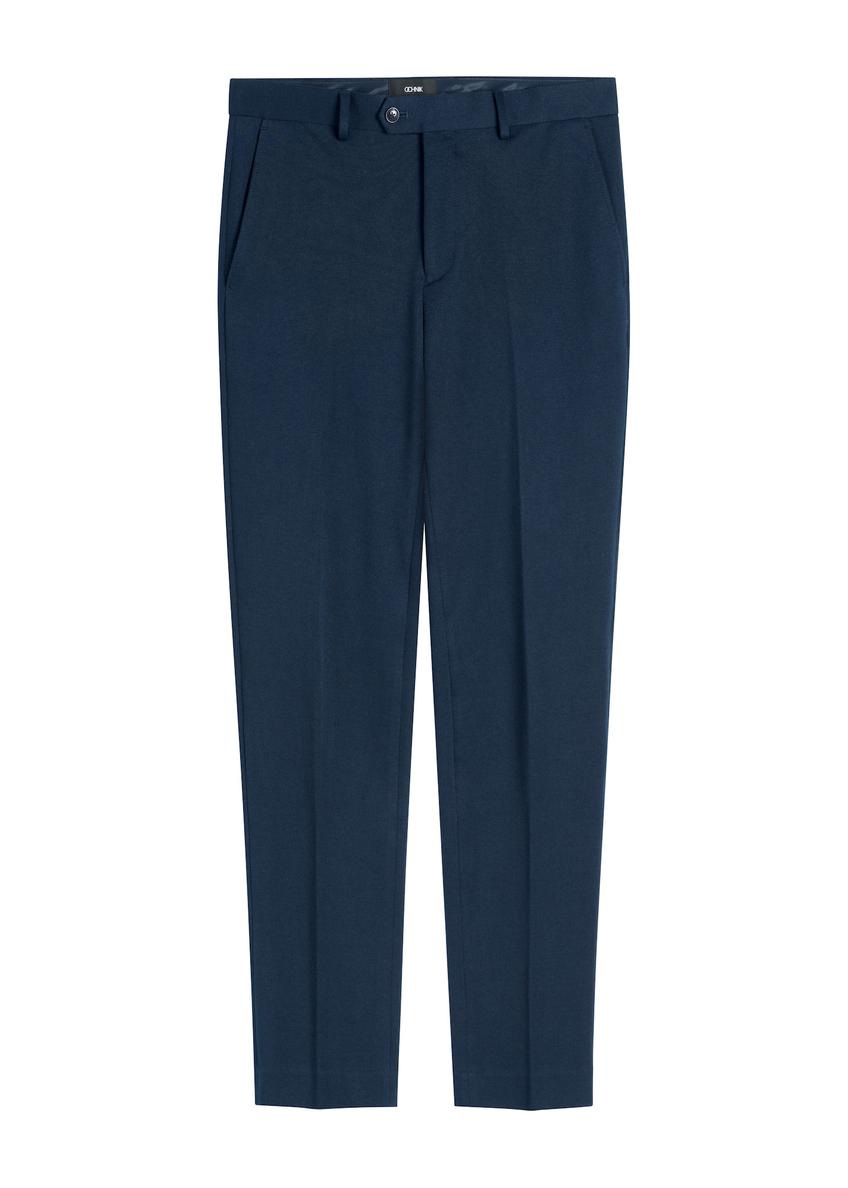 Navy blue men's trousers SPOMT-0115-7E(W26)