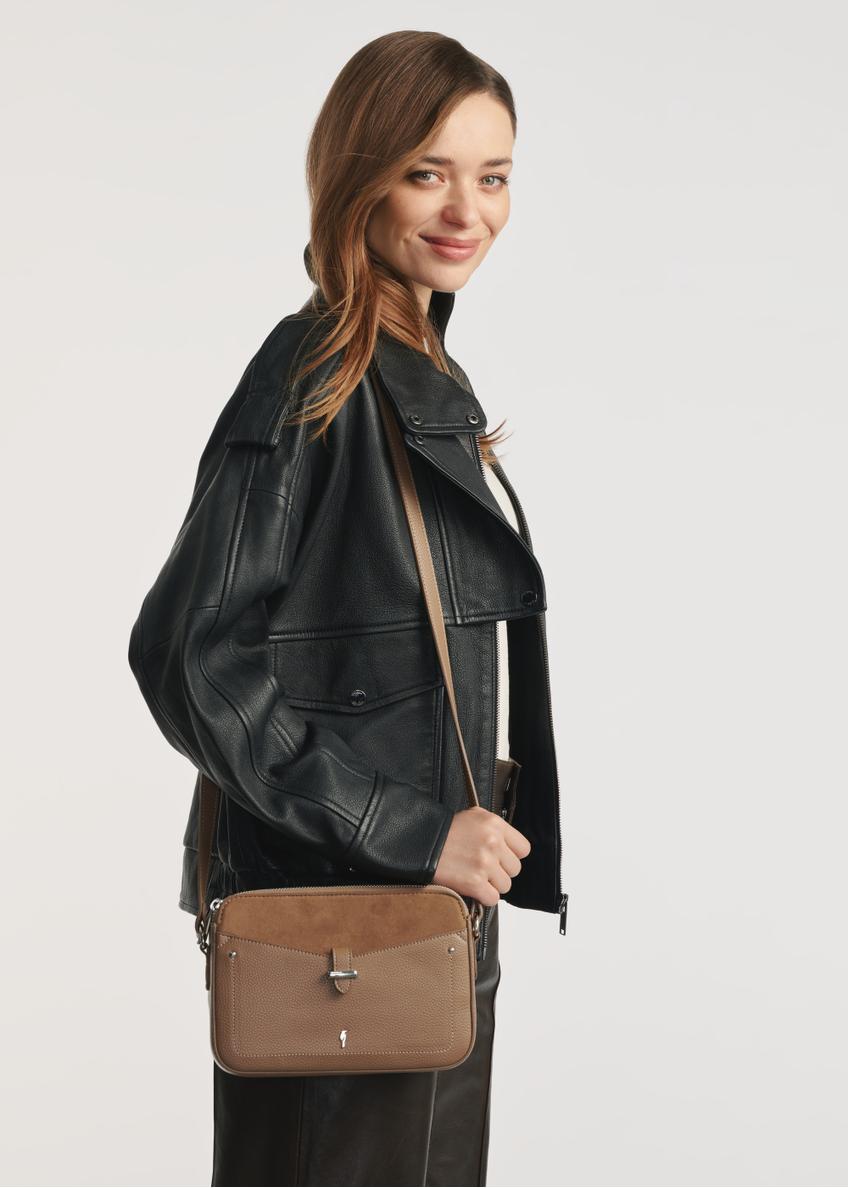 Beige small women's handbag TOREC-0830B-81(Z25)