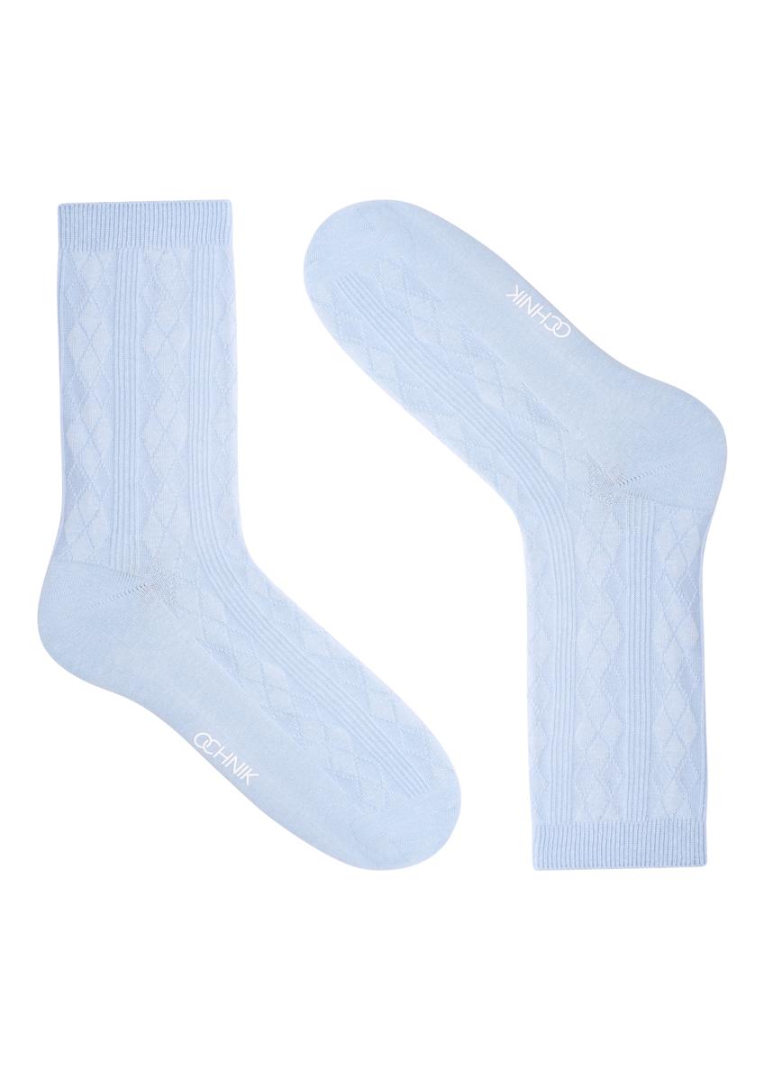 Set of women's long socks with an openwork pattern ZESDT-0049-00(Z26)