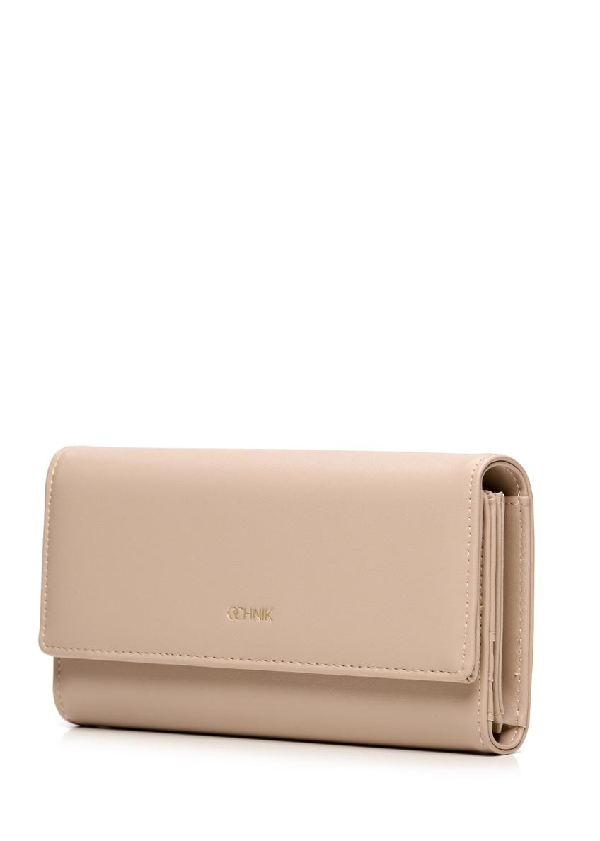 Beige large women's wallet POREC-0398A-81(Z25)