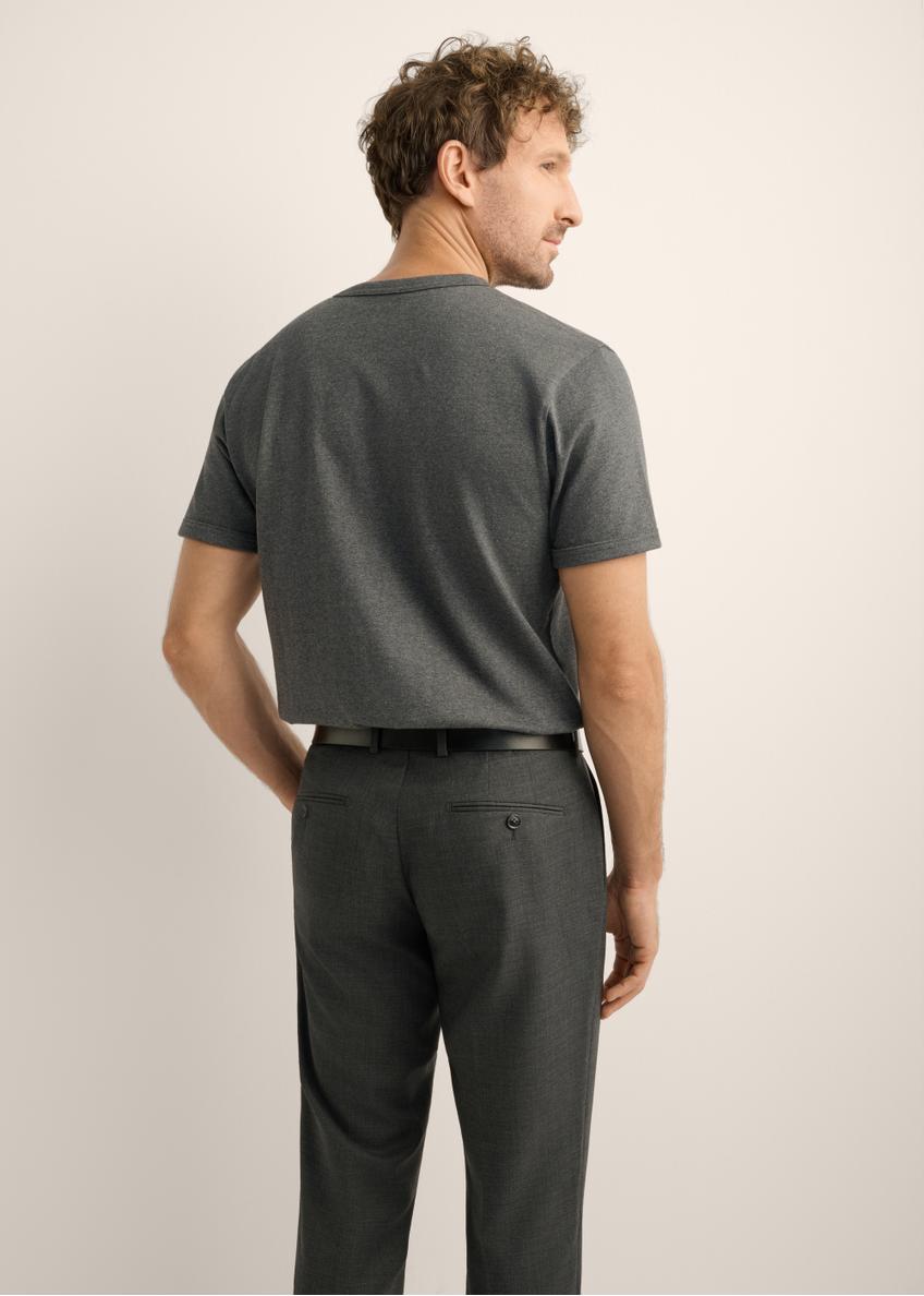 Men's graphite cotton T-shirt TSHMT-0153-9D(Z26)