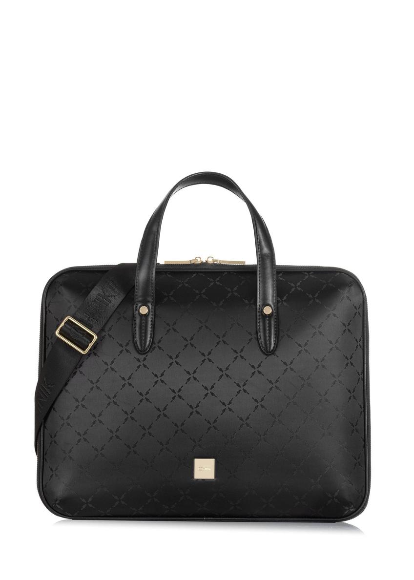 Black women's laptop bag TOREN-0258A-99(Z24)