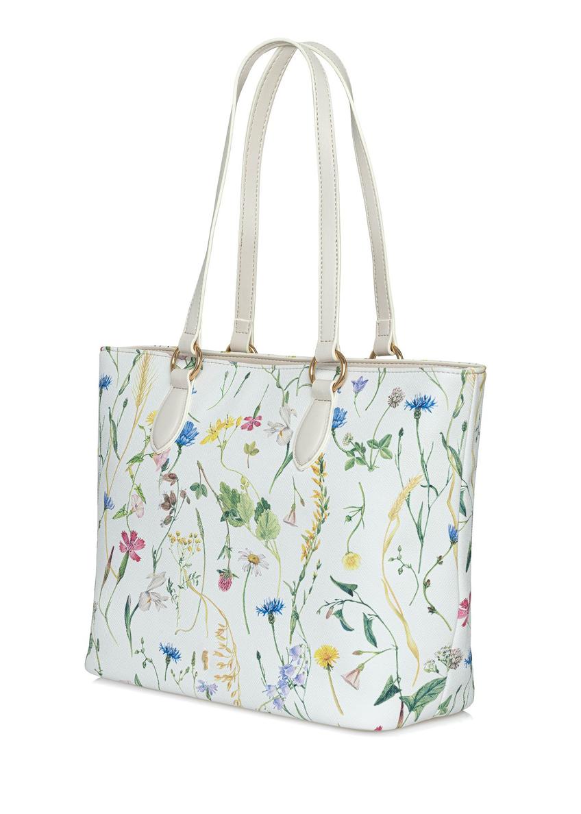 Women's floral shopper bag TOREC-0997-15(W25)