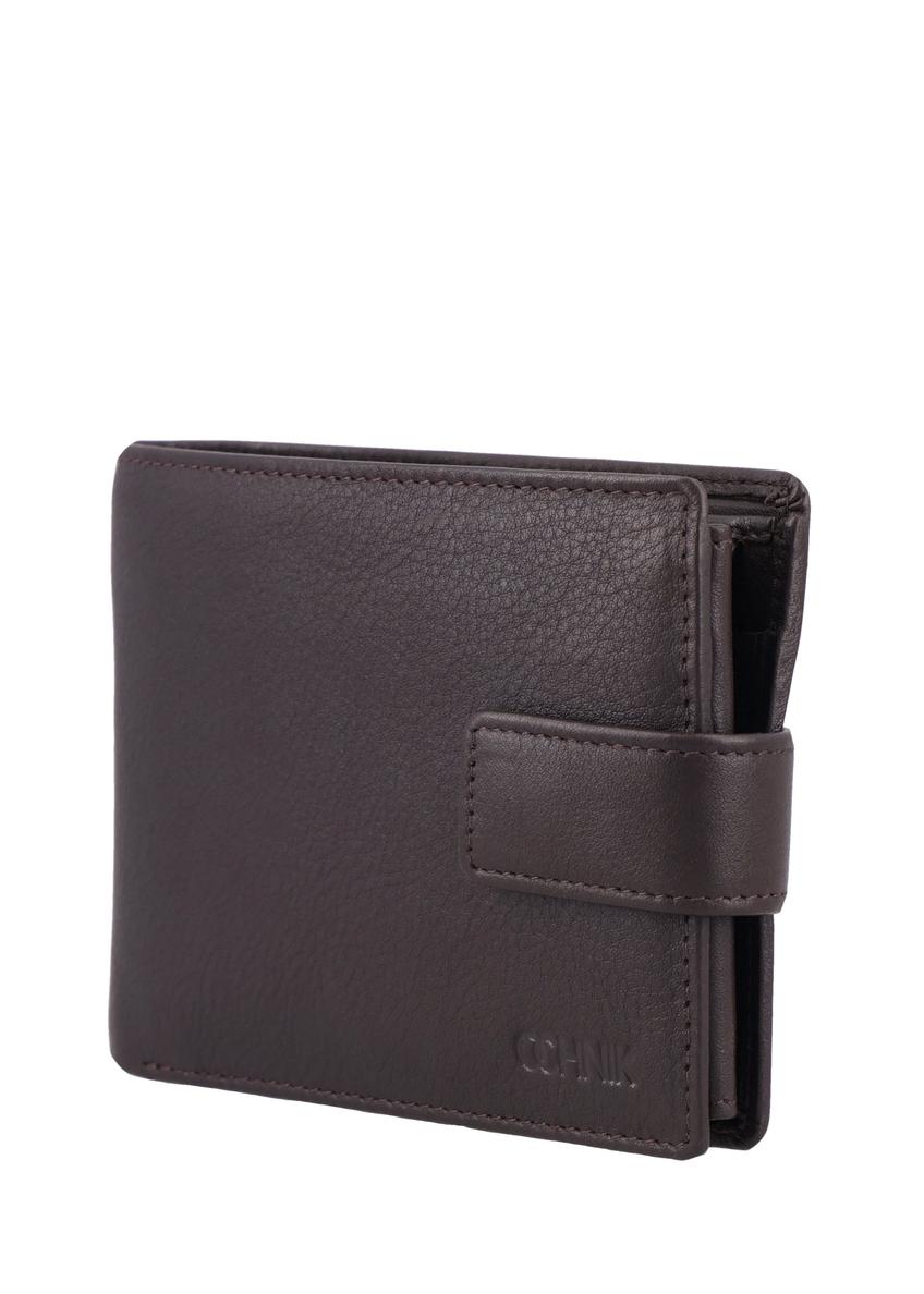 Brown leather men's wallet PORMS-0709-1H(Z26)