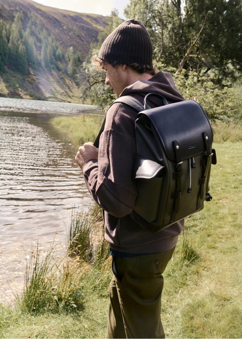 Men's khaki backpack TORMN-0436-8B(Z26)