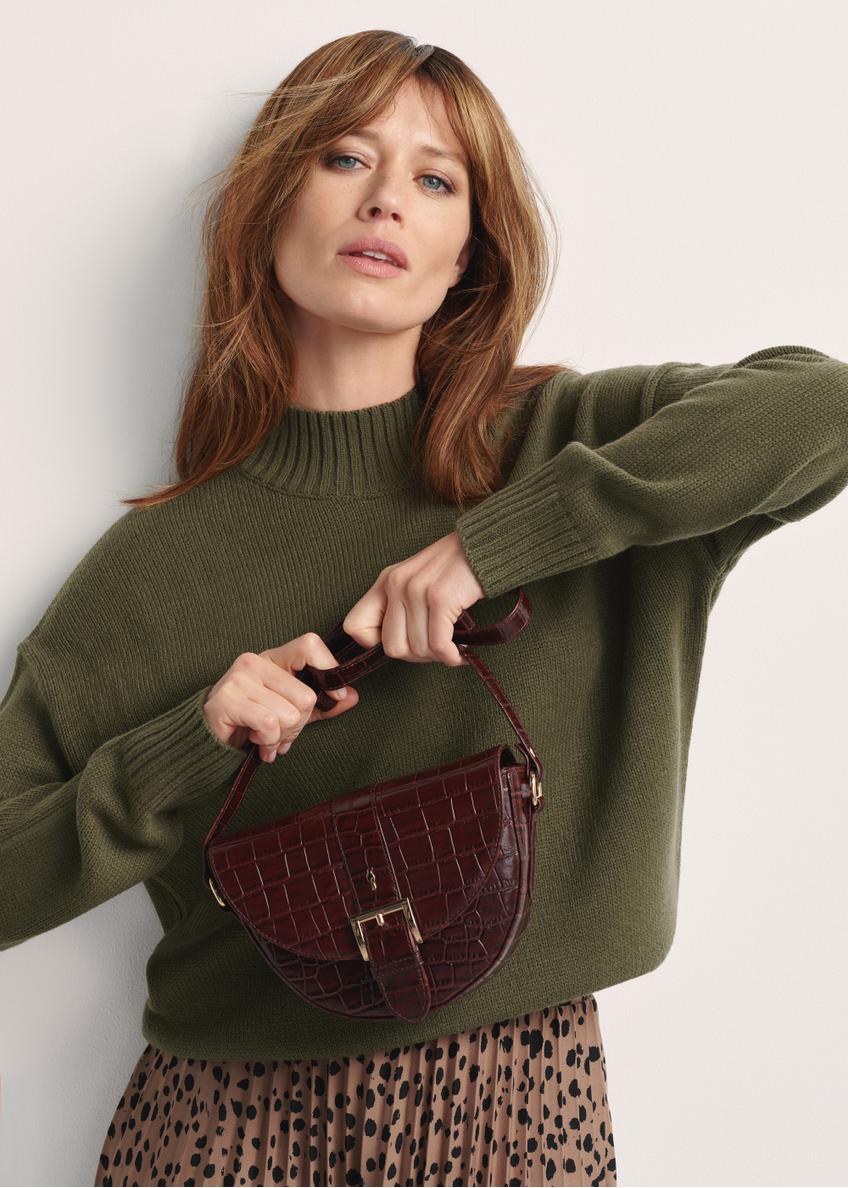 Women's leather messenger bag TORES-0707E-49(Z25)