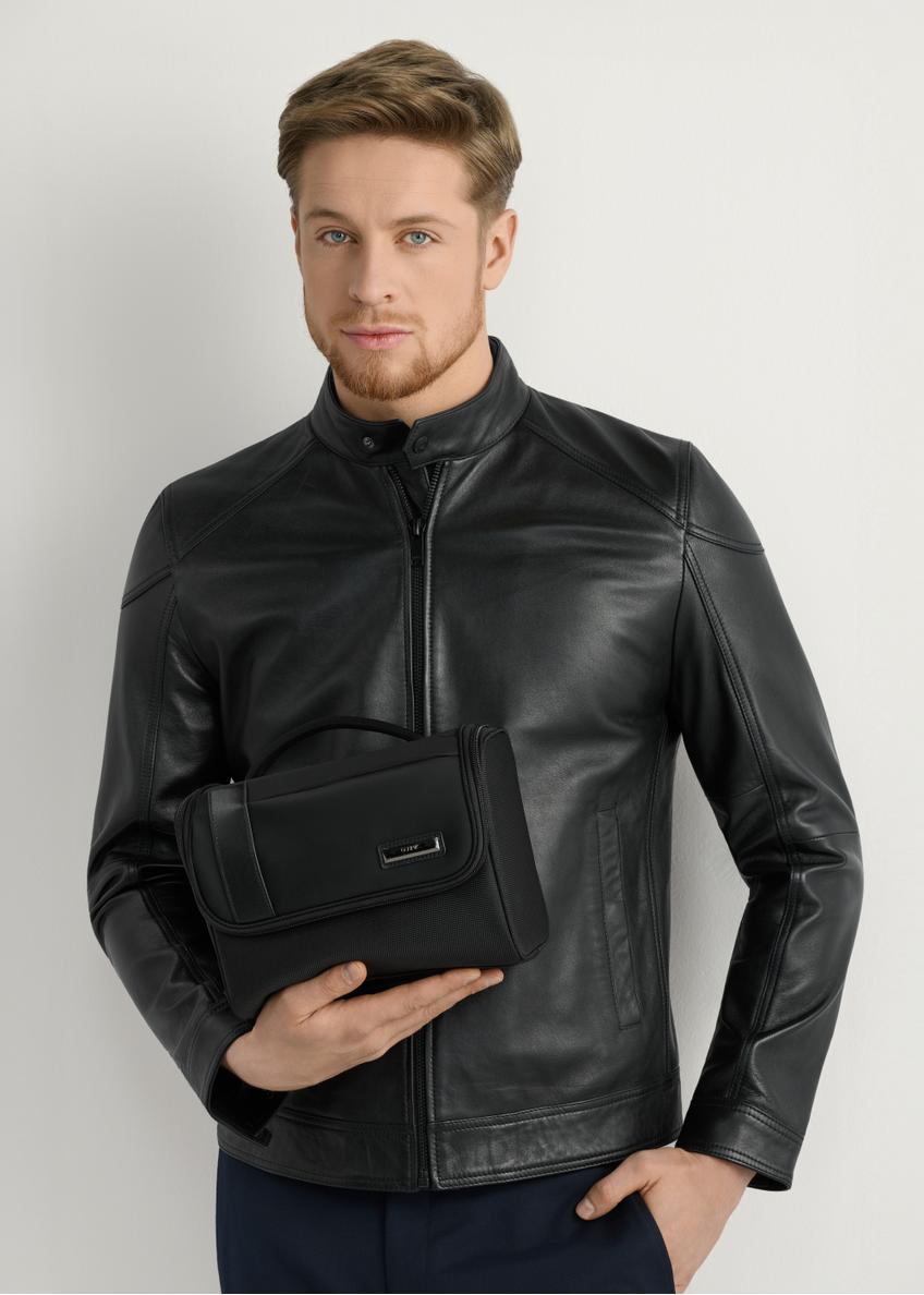 Large black men's cosmetic bag TORMN-0405-99(W26)