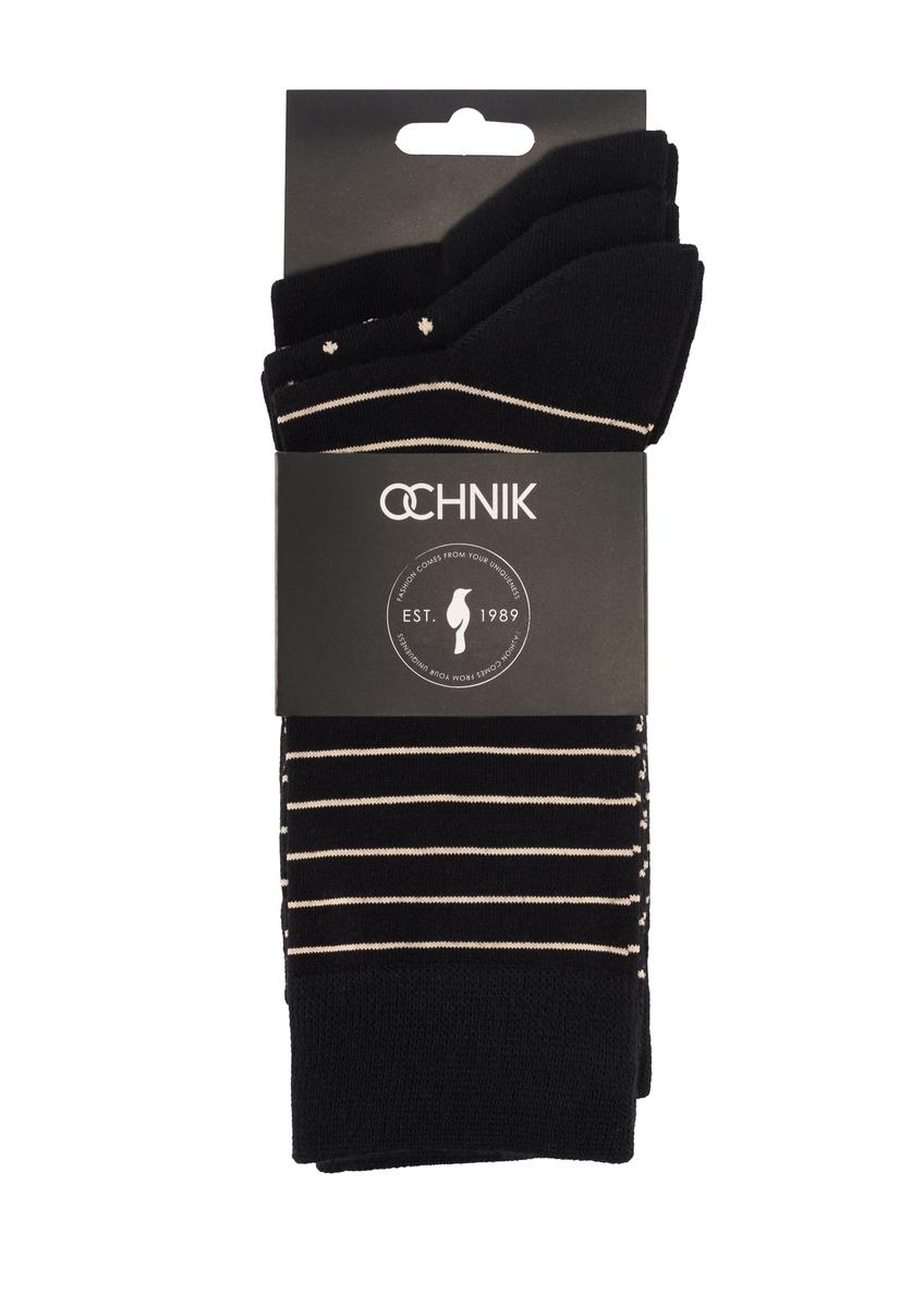 Set of men's long socks ZESMT-0064-9P(W26)