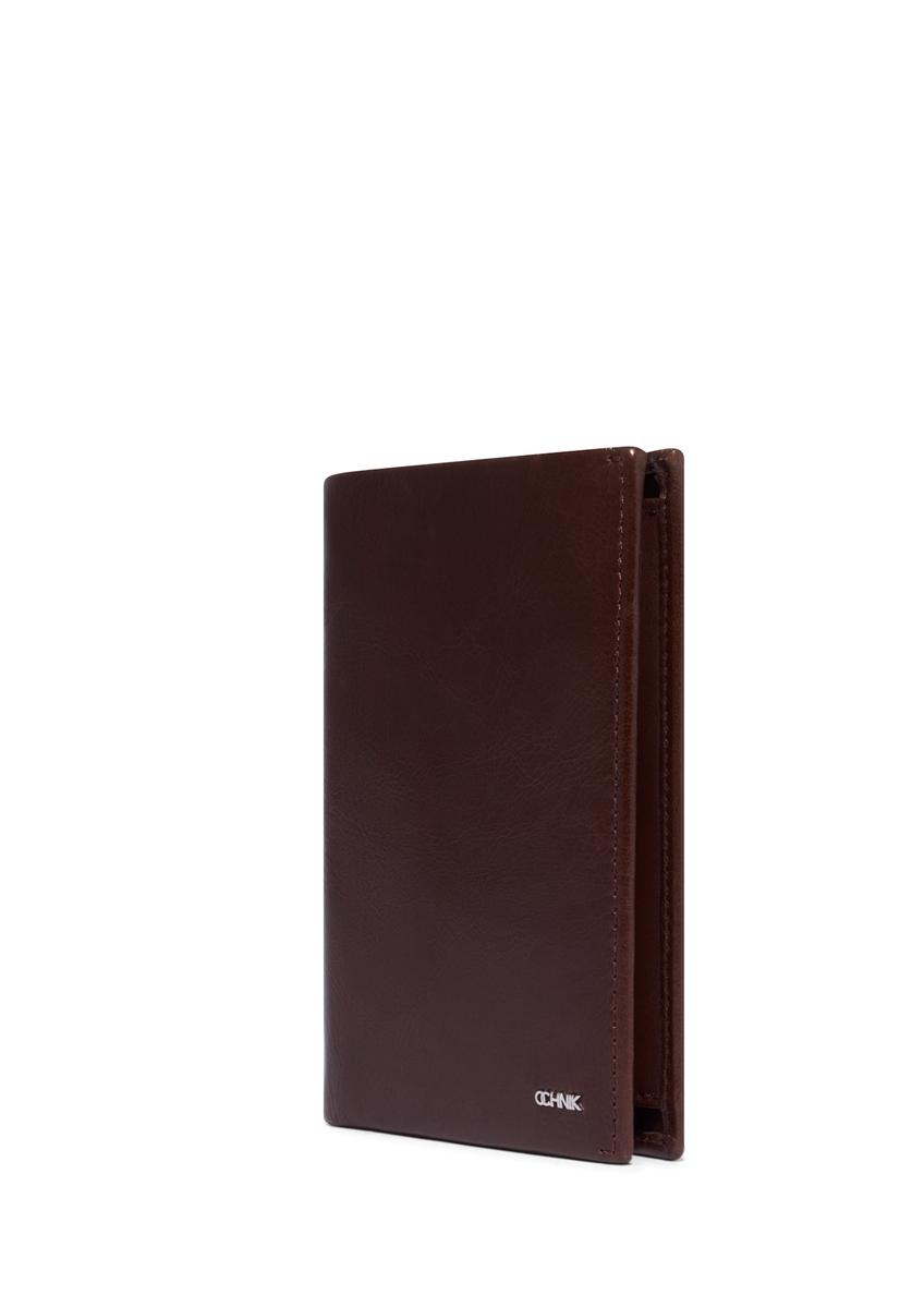 Light brown leather men's wallet PORMS-0737-1G(Z26)
