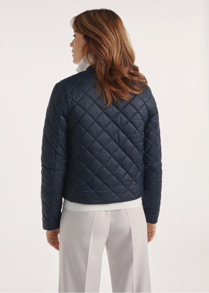 Black women's quilted jacket KURDT-0599-99(Z25)