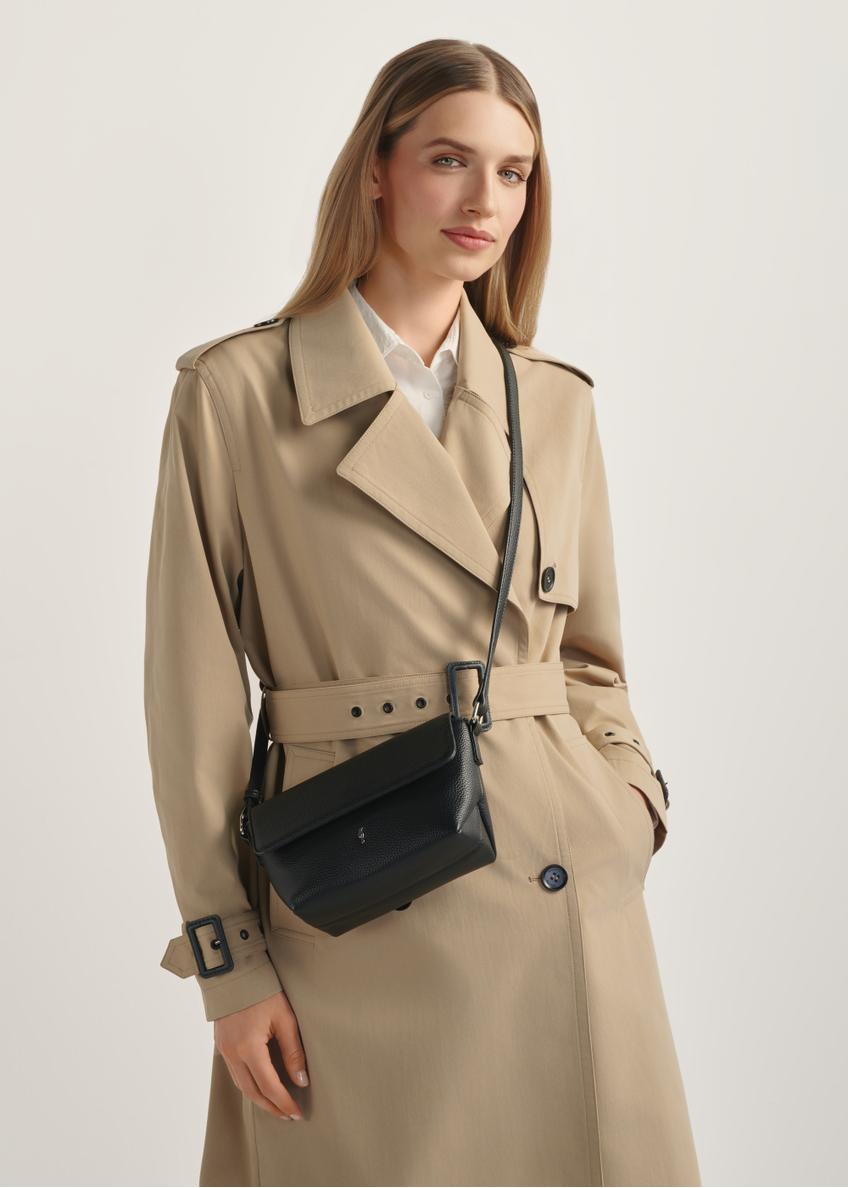 Black small women's shoulder bag TOREC-0916-99(W26)