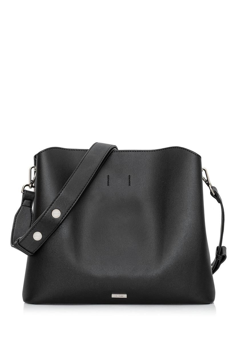 Black women's shopper bag TOREC-0862B-99(Z25)