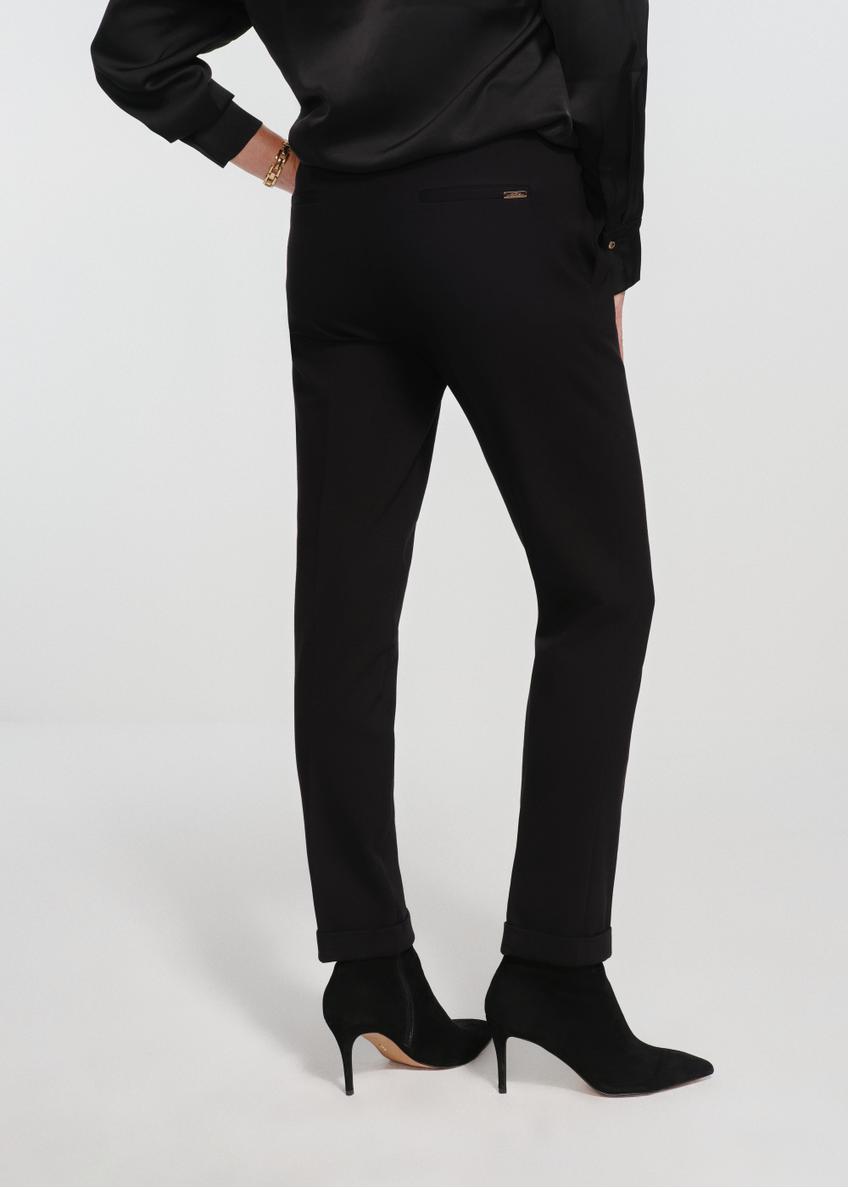 Black women's crease trousers SPODT-0098-99(Z24)