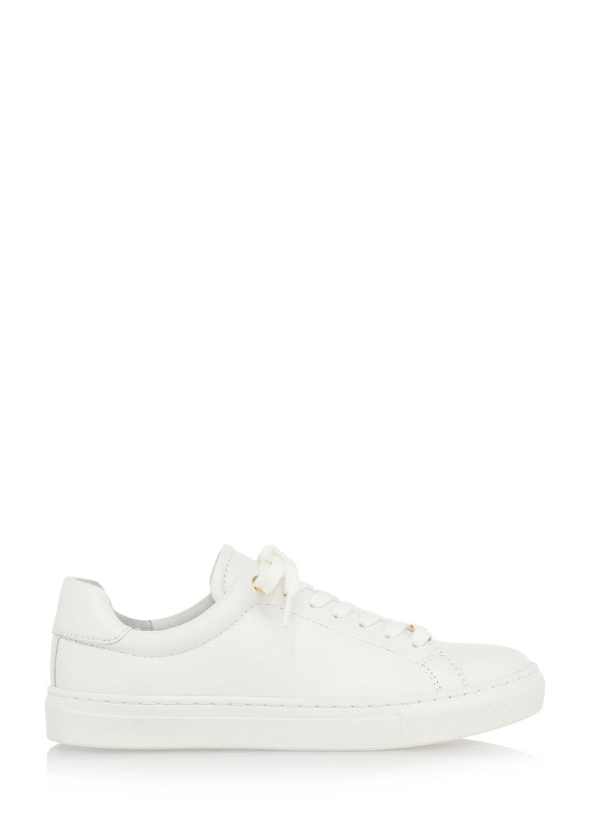 White leather women's sneakers BUTYD-1068-11(W24)-06