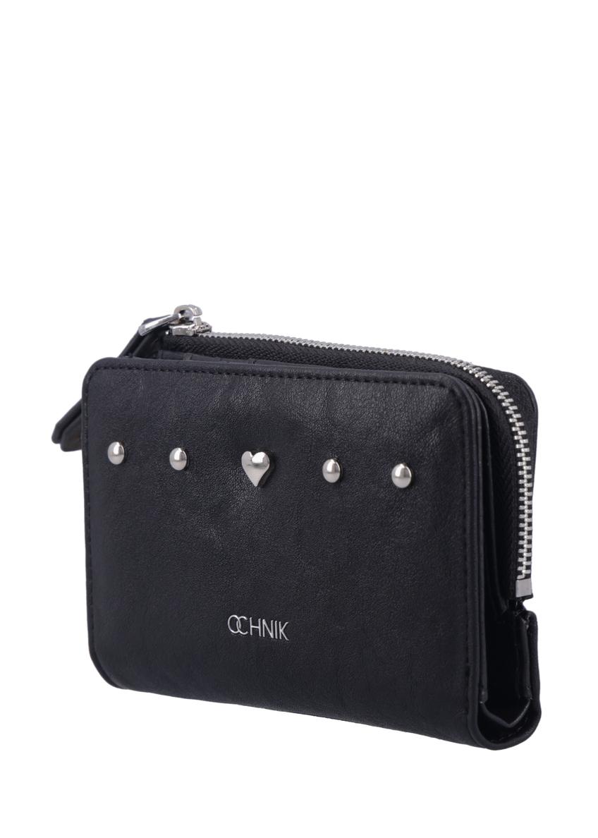 Black small women's wallet POREC-0445-99(Z26)