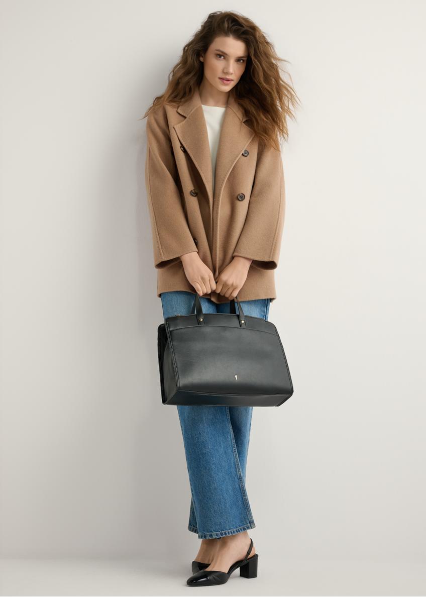 Black women's imitation leather bag TOREC-1143-99(W26)