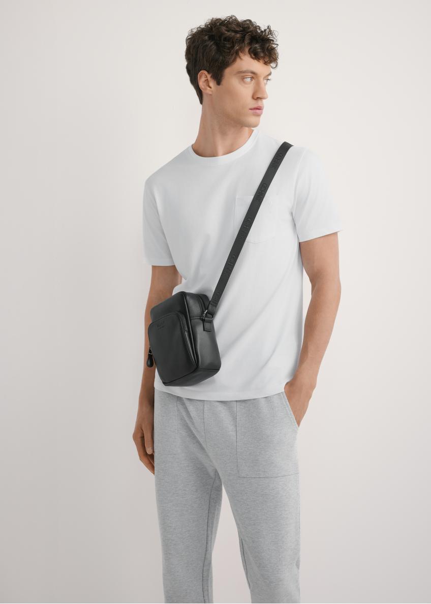 Black leather men's bag TORMS-0485R-9I(W26)