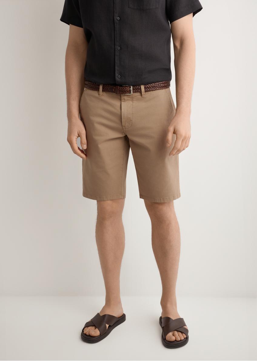 Men's camel shorts SZOMT-0029-1D(W26)