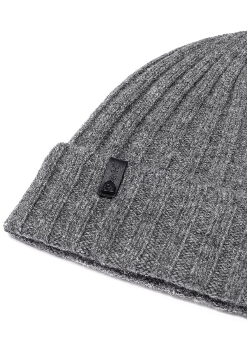 Gray wool men's hat CZAMT-0033-91(Z25)