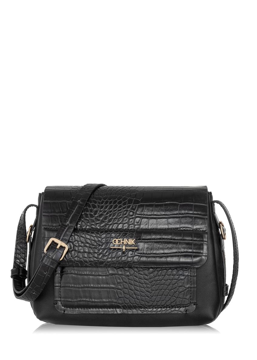 Women's bag with croco elements TOREC-0860-99(Z24)-08