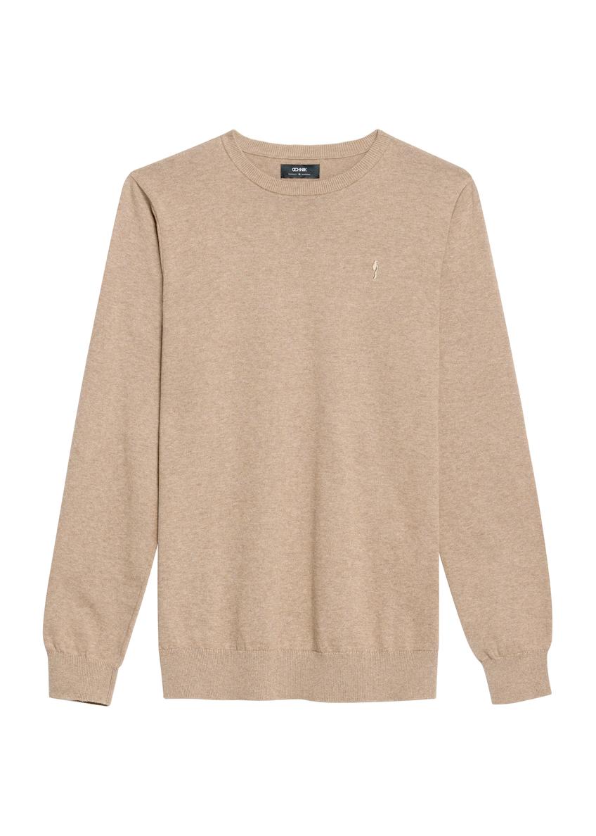 Camel cotton men's sweater SWEMT-0114A-24(Z25)
