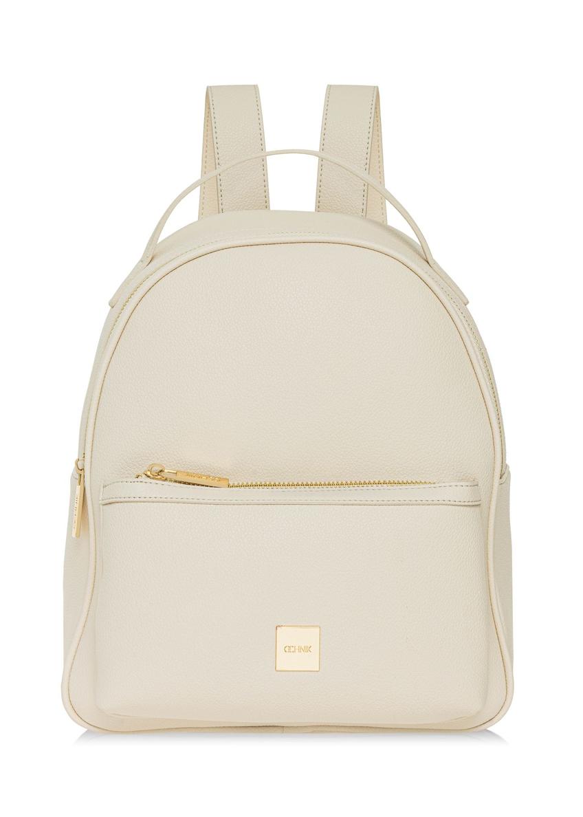 Cream women's medium backpack TOREC-0920A-12(W25)